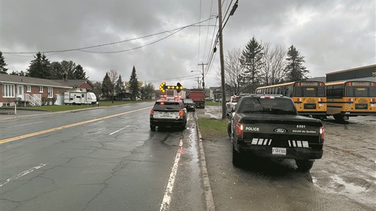 La Sûreté du Québec et le Contrôle routier Québec réalisent une opération conjointe dans les Sources