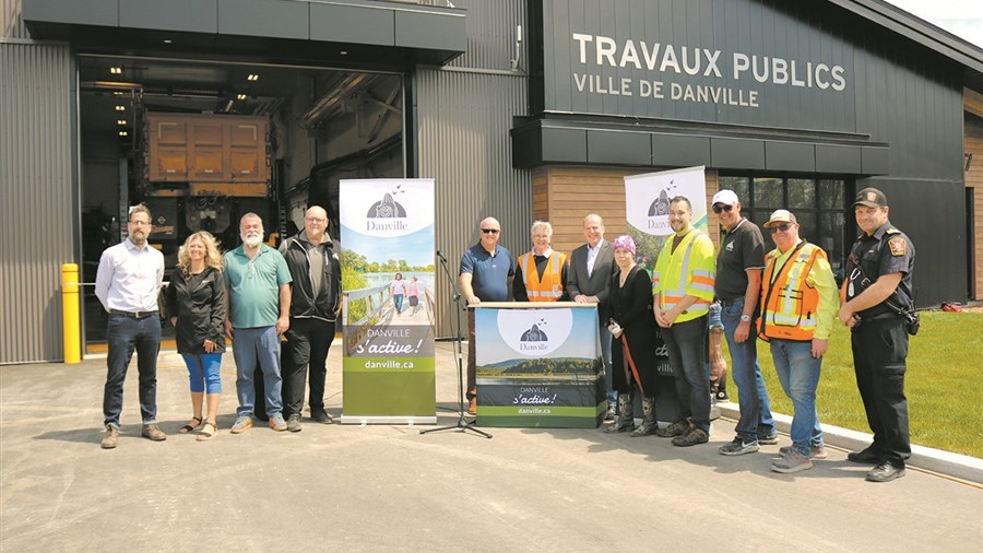 Un garage municipal de 6,7 M$ inauguré à Danville