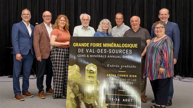 La Grande Foire minéralogique de Val-des-Sources soulignera cette année plus de trois décennies marquantes