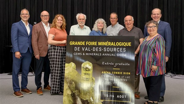 La Grande Foire minéralogique de Val-des-Sources soulignera cette année plus de trois décennies marquantes