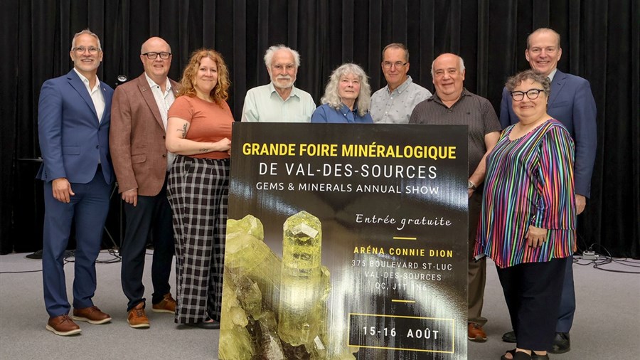 La Grande Foire minéralogique de Val-des-Sources soulignera cette année plus de trois décennies marquantes