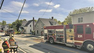 Incendie dans un triplex sur la rue Principal à Windsor