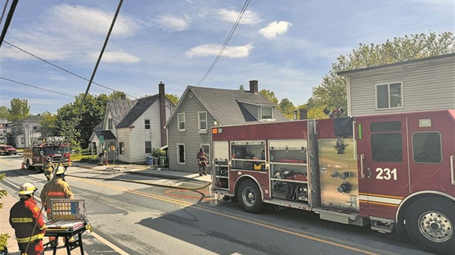 Incendie dans un triplex sur la rue Principal à Windsor