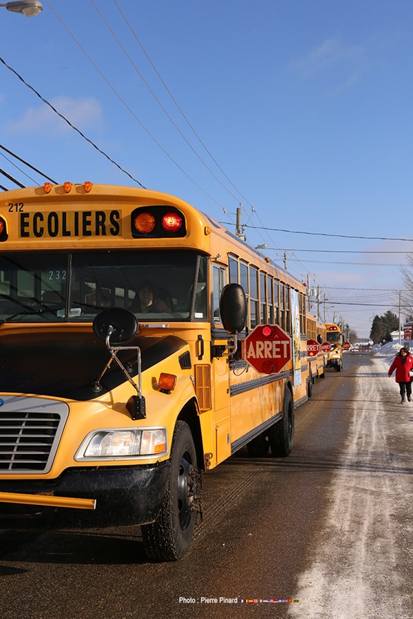 Bus scolaires - Marche pour la sécurité