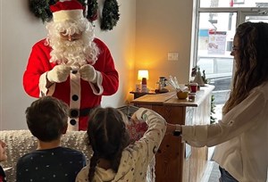Visite du Père Noël